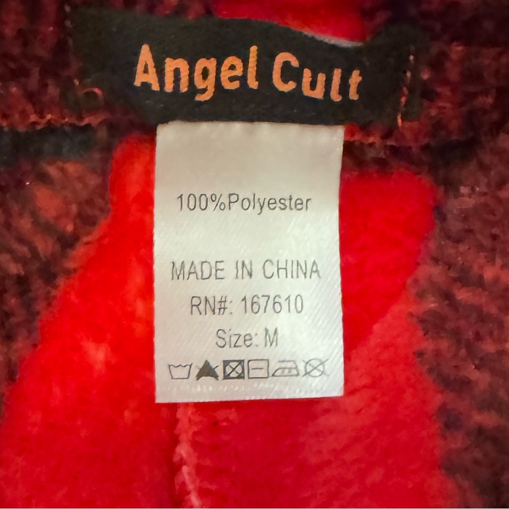 Women’s Angle Cult Fleece Plaid Pajama Pants - Picture 5 of 5
